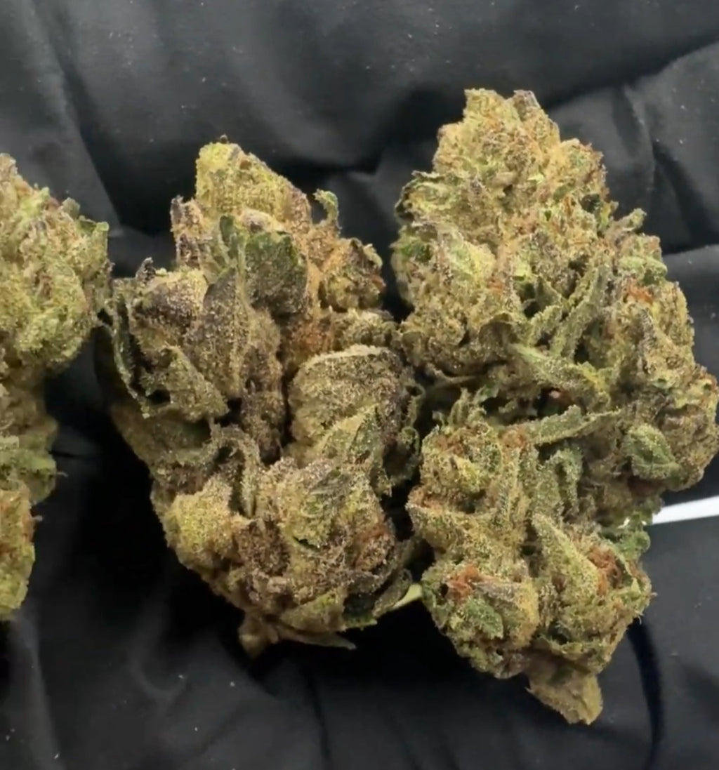 Permanent Marker AAA whole flower close-up — current supplier lot